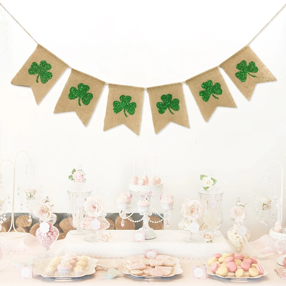 Banners for outside Irish Hanging Decorations Festival Flags Clover Felt Shamrock Burlap
Banners for outside Irish Hanging Decorations Festival Flags Clover Felt Shamrock Burlap