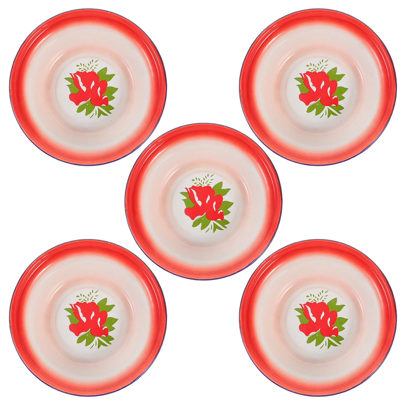 5 Pcs Retro Enamel Disc Soup Bowl Enamelware Serving Vintage Bowls Salad Mixing Kitchen Basin
5 Pcs Retro Enamel Disc Soup Bowl Enamelware Serving Vintage Bowls Salad Mixing Kitchen Basin