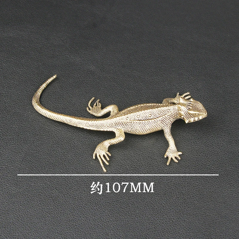 Solid Brass Desktop Ornament, Grass Lizard Animal Sculpture Craft, Tea Pet Decoration, Antique Bronze Artifact Who
Solid Brass Desktop Ornament, Grass Lizard Animal Sculpture Craft, Tea Pet Decoration, Antique Bronze Artifact Who