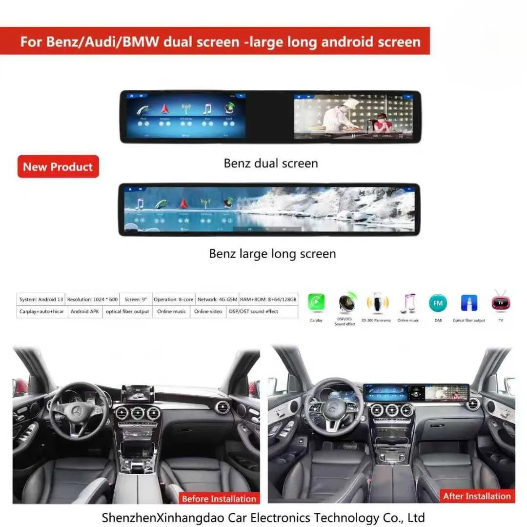 26.2 Inch Car Dvd Player Android Radio Touch Screen Gps Navigation Carplay GLA/CLA/A-Class 2012-2018
26.2 Inch Car Dvd Player Android Radio Touch Screen Gps Navigation Carplay GLA/CLA/A-Class 2012-2018