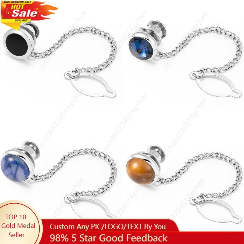 Tie Pins for Men Silver Tie Pins with Chain, Tie Tack Pins Brooch Personalized Wedding Business Gifts
Tie Pins for Men Silver Tie Pins with Chain, Tie Tack Pins Brooch Personalized Wedding Business Gifts