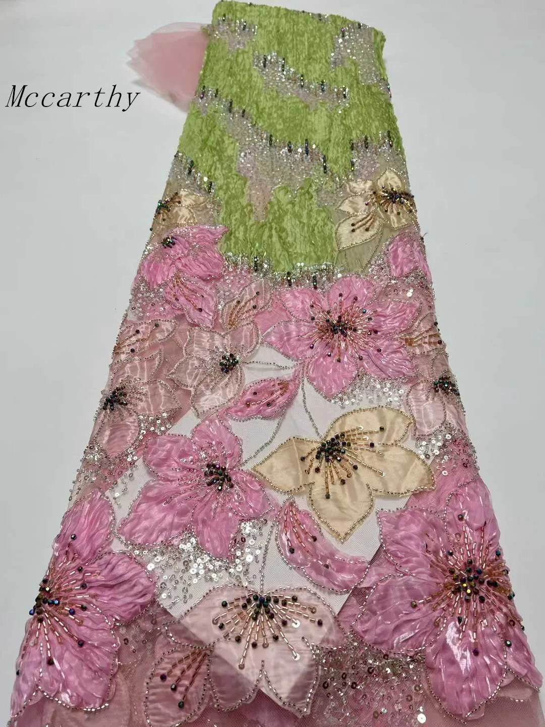 Африканское кружево с пайетками 2026: Высококачественное французское нигерийское кружево из тюля с бисером для пошива свадебных платьев
Африканское кружево с пайетками 2026: Высококачественное французское нигерийское кружево из тюля с бисером для пошива свадебных платьев