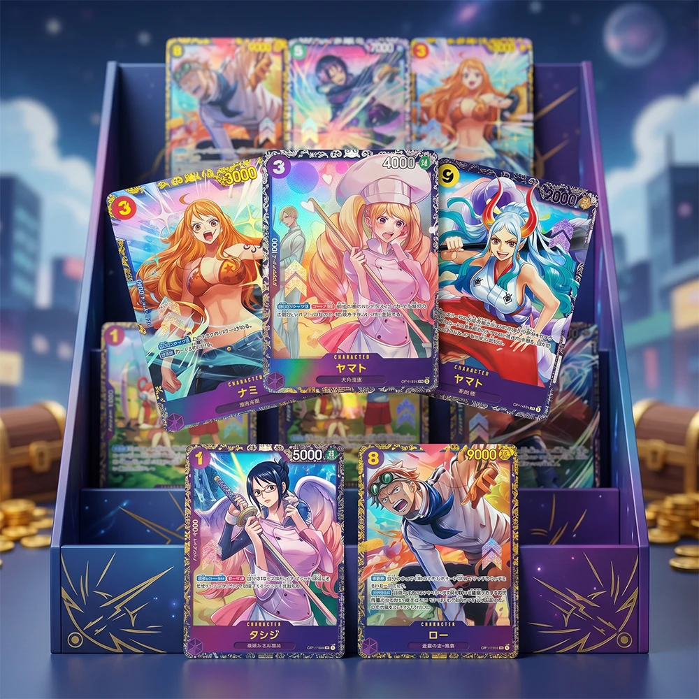 11Pcs/set OP11 OP13 OP15 Anime OPCG Card Game Collection Card Uta Nami Yamato Luffy SR Foil Flash Card Completionist Gift
11Pcs/set OP11 OP13 OP15 Anime OPCG Card Game Collection Card Uta Nami Yamato Luffy SR Foil Flash Card Completionist Gift