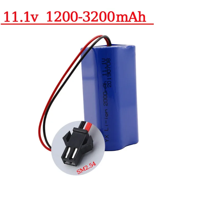 11.1V 3S 1200-3200mAh Rechargeable Lithium Dragon Battery Monitoring Equipment SM2.54 Male -
11.1V 3S 1200-3200mAh Rechargeable Lithium Dragon Battery Monitoring Equipment SM2.54 Male -