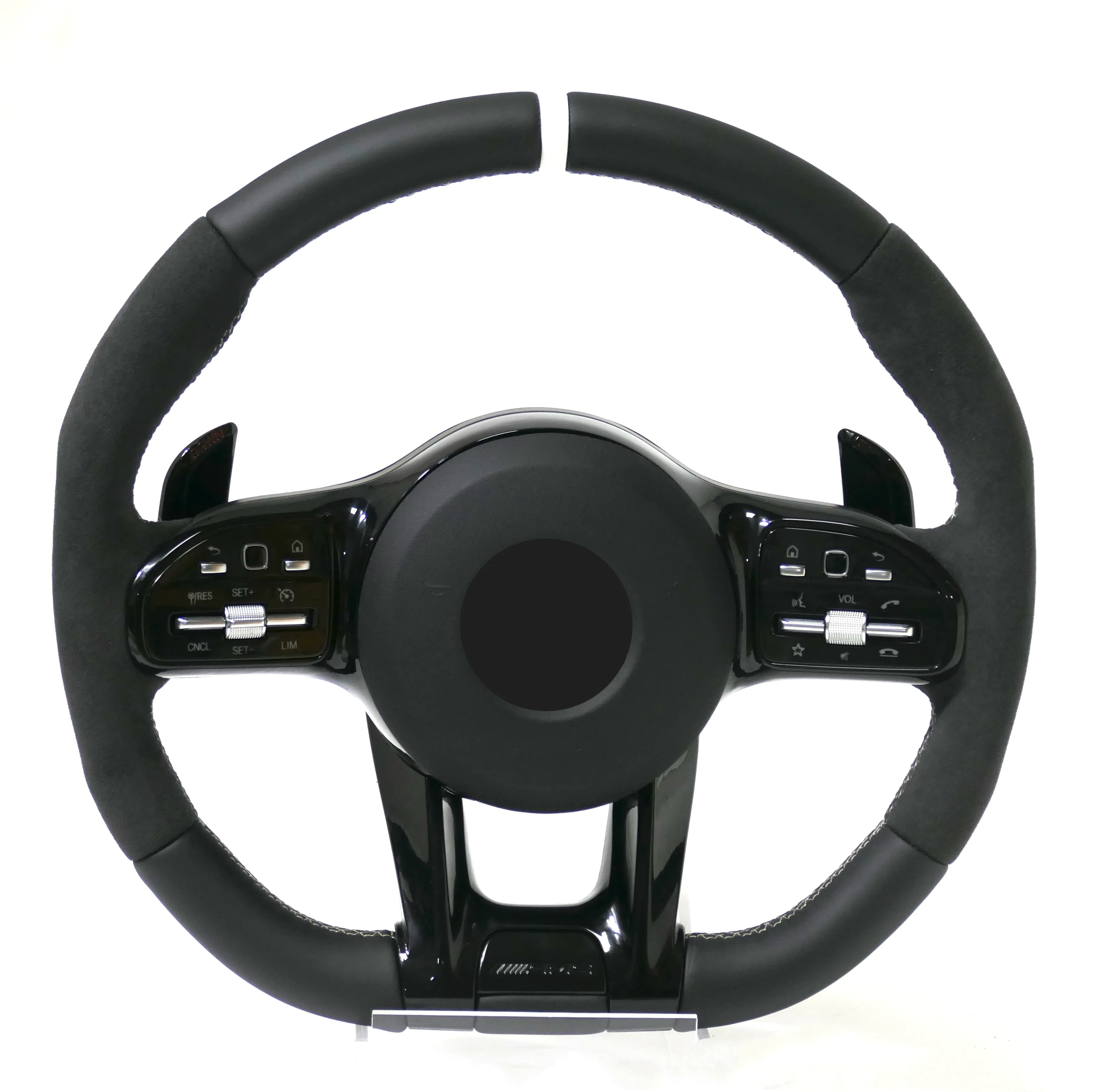 Customized Alcantara Leather Style Steering Wheel for Mercedes-Benz AMG S300 S320 S500 G500 G55 G350 W222 W213 W221W205 E200 E63
Customized Alcantara Leather Style Steering Wheel for Mercedes-Benz AMG S300 S320 S500 G500 G55 G350 W222 W213 W221W205 E200 E63