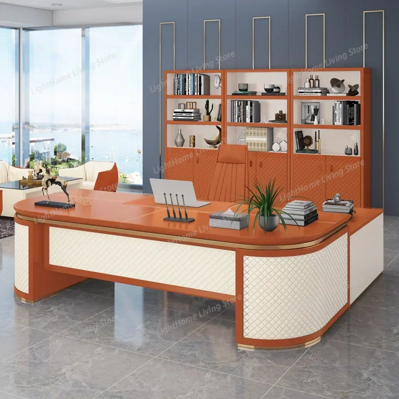 Modern Luxury Computer Desk with Drawers and Chair Storage L Shaped Executive Furniture Office Desks Home Office Writing Desk
Modern Luxury Computer Desk with Drawers and Chair Storage L Shaped Executive Furniture Office Desks Home Office Writing Desk