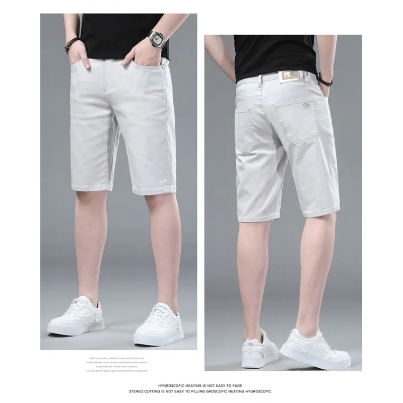 DM521 High-end summer thin section shorts cool feeling white high luxury casual versatile Slim straight five trousers
DM521 High-end summer thin section shorts cool feeling white high luxury casual versatile Slim straight five trousers