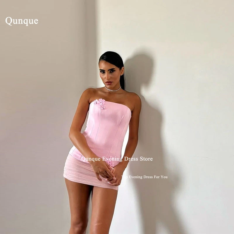 Qetà Сексуальные розовые мини-вечерние платья Атласные женские вечерние платья с рюшами Элегантные платья ручной работы с цветами для выпускного вечера по индивидуальному заказу
Qetà Сексуальные розовые мини-вечерние платья Атласные женские вечерние платья с рюшами Элегантные платья ручной работы с цветами для выпускного вечера по индивидуальному заказу