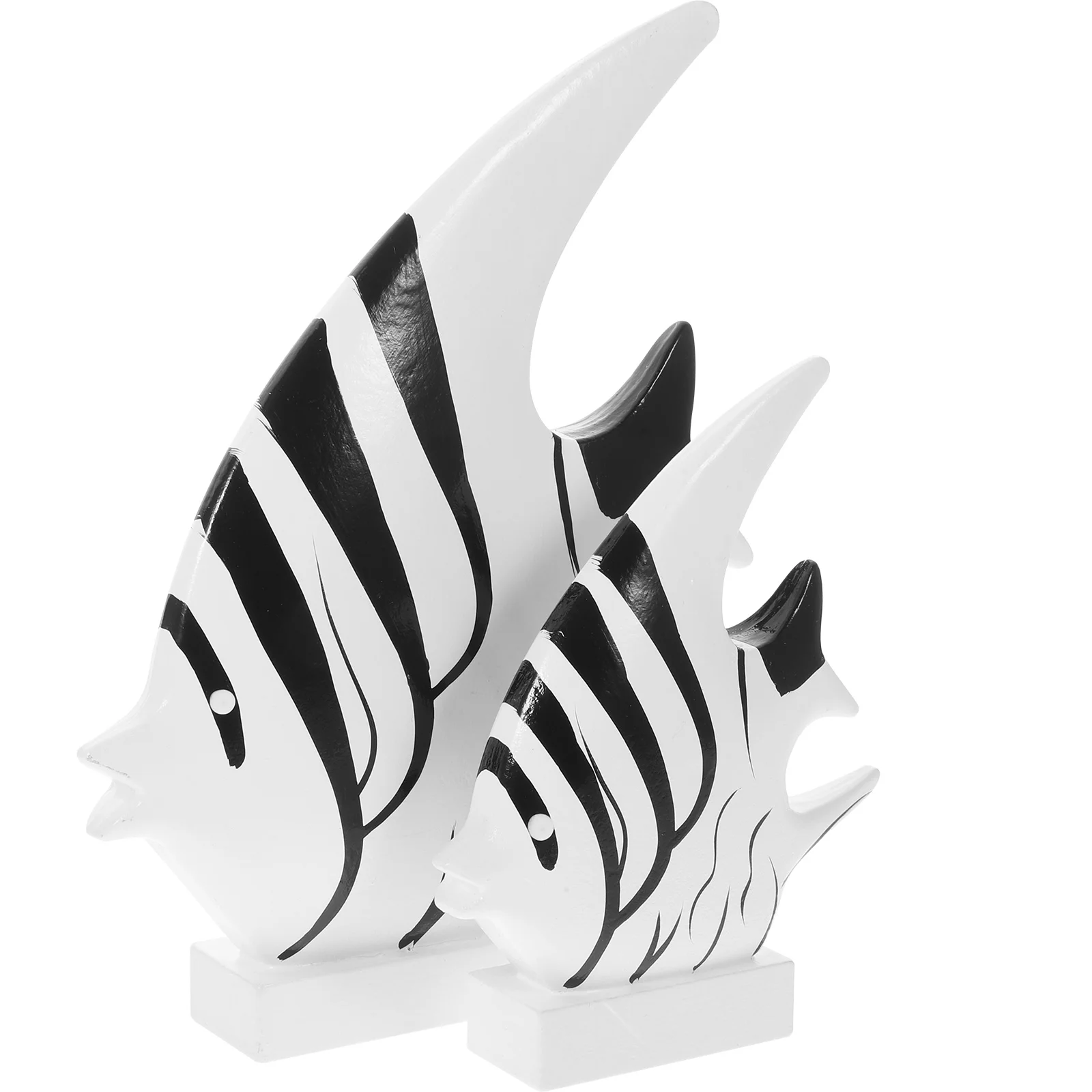 Mediterranean Decorative Ornaments Wooden Fish Marine Style Desktop Bookshelf Accessories (new Black and White Fish) Tank
Mediterranean Decorative Ornaments Wooden Fish Marine Style Desktop Bookshelf Accessories (new Black and White Fish) Tank