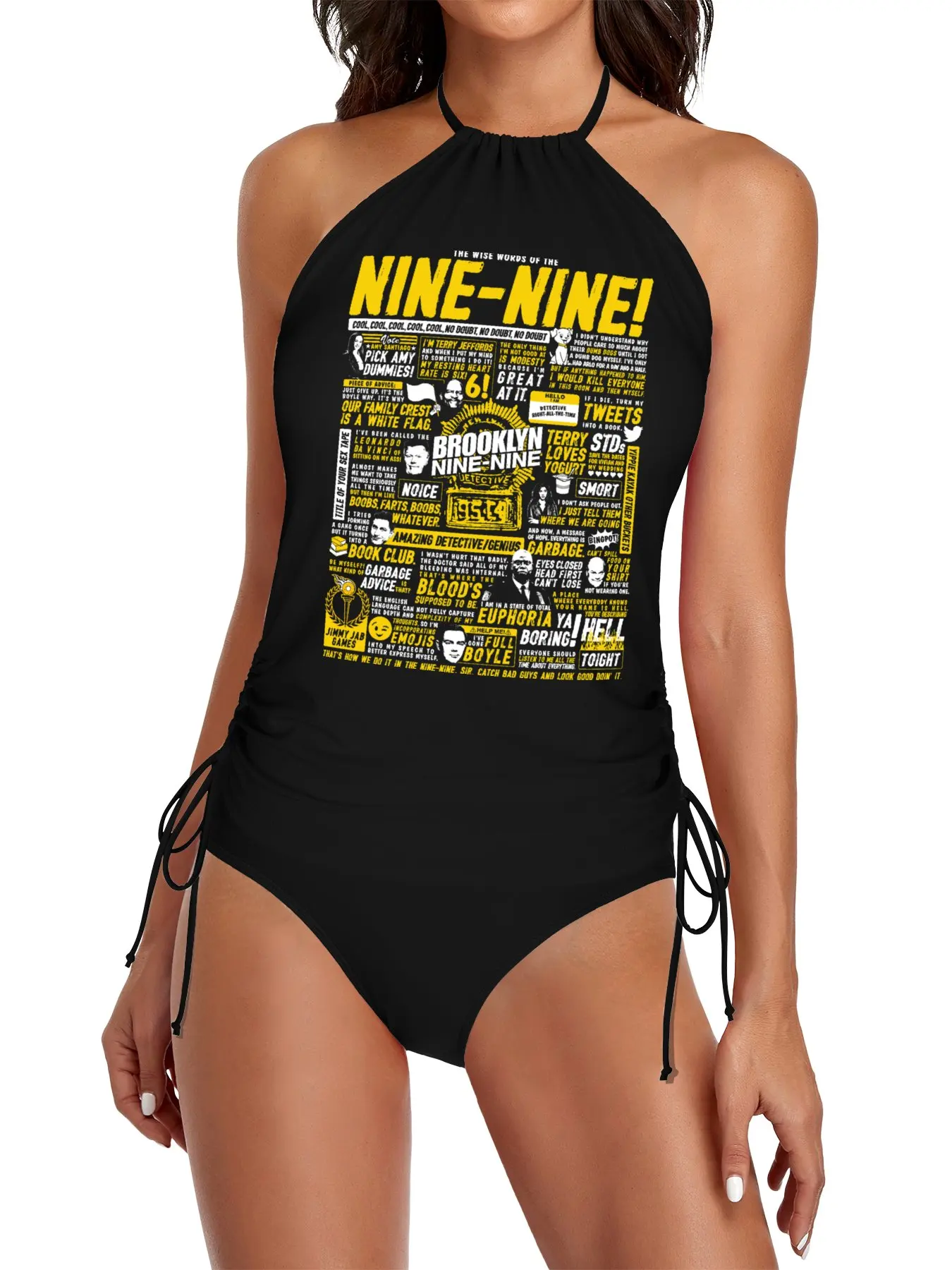 Wise Words of the Nine-Nine Split Swimsuit Set Dress for beach bathing suits Summer women's dress
Wise Words of the Nine-Nine Split Swimsuit Set Dress for beach bathing suits Summer women's dress