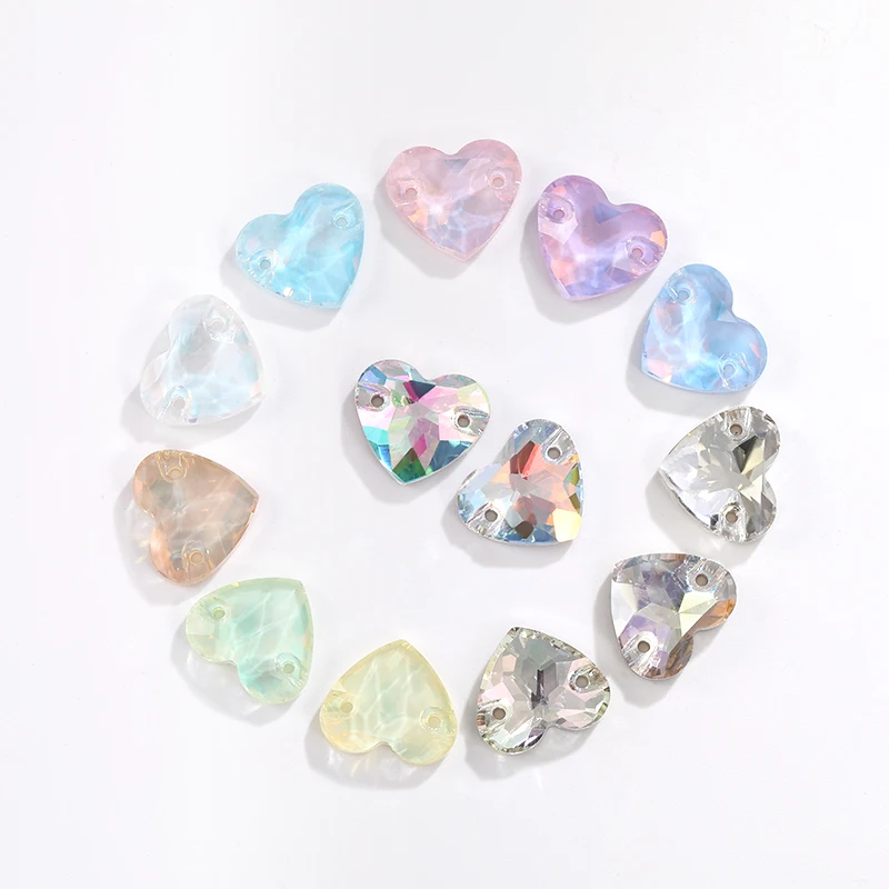 Glass Beads For Sewing Stones 12X14 14X16 Heart Crystals for Clothes Wedding Dress Shoe Decoration Sewn Rhinestones For Dress
Glass Beads For Sewing Stones 12X14 14X16 Heart Crystals for Clothes Wedding Dress Shoe Decoration Sewn Rhinestones For Dress