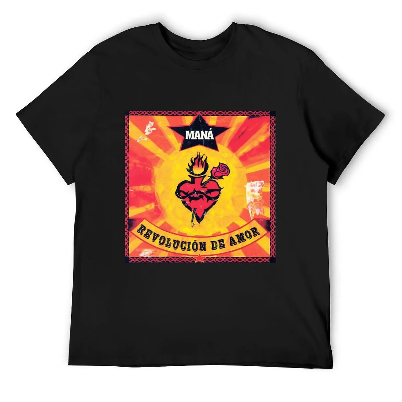 Mana revolucin de amor T-Shirt street wear baggy shirts oversized t shirts for men
Mana revolucin de amor T-Shirt street wear baggy shirts oversized t shirts for men