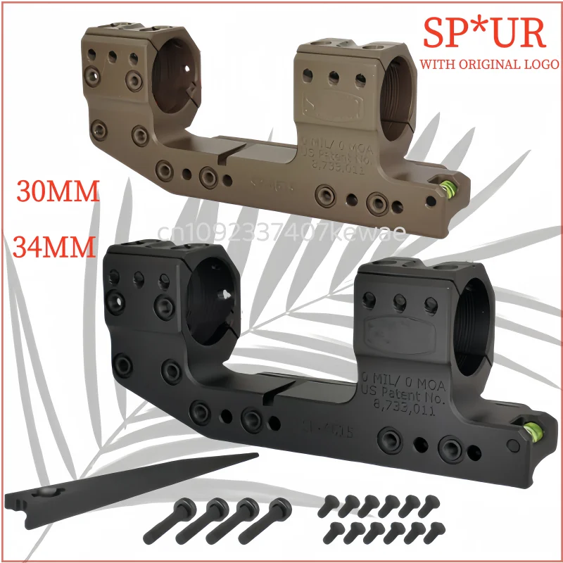 SPH*R SP-4616 /SP-4615 Solid Rifle Scope Ring Mount 6MIL 20.6MOA 30mm /34mm Tube 38mm Height 1.50" for Tacticle Picatinny Rail
SPH*R SP-4616 /SP-4615 Solid Rifle Scope Ring Mount 6MIL 20.6MOA 30mm /34mm Tube 38mm Height 1.50" for Tacticle Picatinny Rail