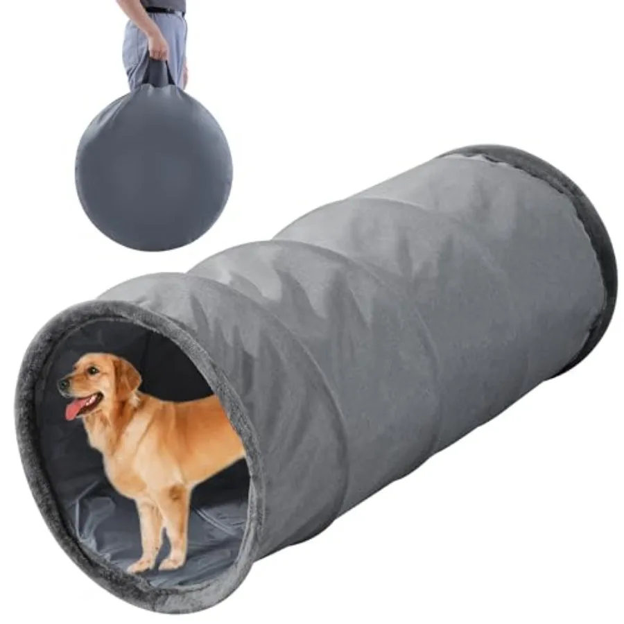 Extra Large Dog Tunnel for Large Dogs Cats and Adults Jumbo 22x22x51 Inches Collapsible Play Tunnel
Extra Large Dog Tunnel for Large Dogs Cats and Adults Jumbo 22x22x51 Inches Collapsible Play Tunnel