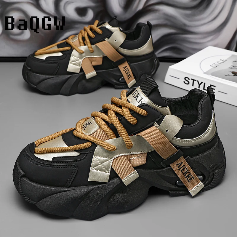 Designer Color Block Men Shoes Summer Comfortable Men Thick Platform Fashion Sneakers Fashion Casual Shoes Sports Trainers Tenis
Designer Color Block Men Shoes Summer Comfortable Men Thick Platform Fashion Sneakers Fashion Casual Shoes Sports Trainers Tenis