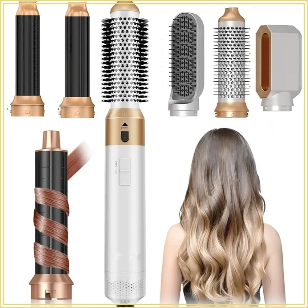 5 in 1 Hair Dryer Brush Set - 110,000 RPM High-Speed Hot Air Brush for Styling, Curling, and Smoothing
5 in 1 Hair Dryer Brush Set - 110,000 RPM High-Speed Hot Air Brush for Styling, Curling, and Smoothing