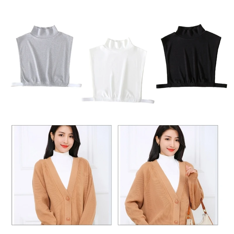 Adult Teens Turtleneck False Collar Women Fashion Universal Decorative Collar Sweater Blouse Shirt Detachable Collar Shawl Wrap
Adult Teens Turtleneck False Collar Women Fashion Universal Decorative Collar Sweater Blouse Shirt Detachable Collar Shawl Wrap