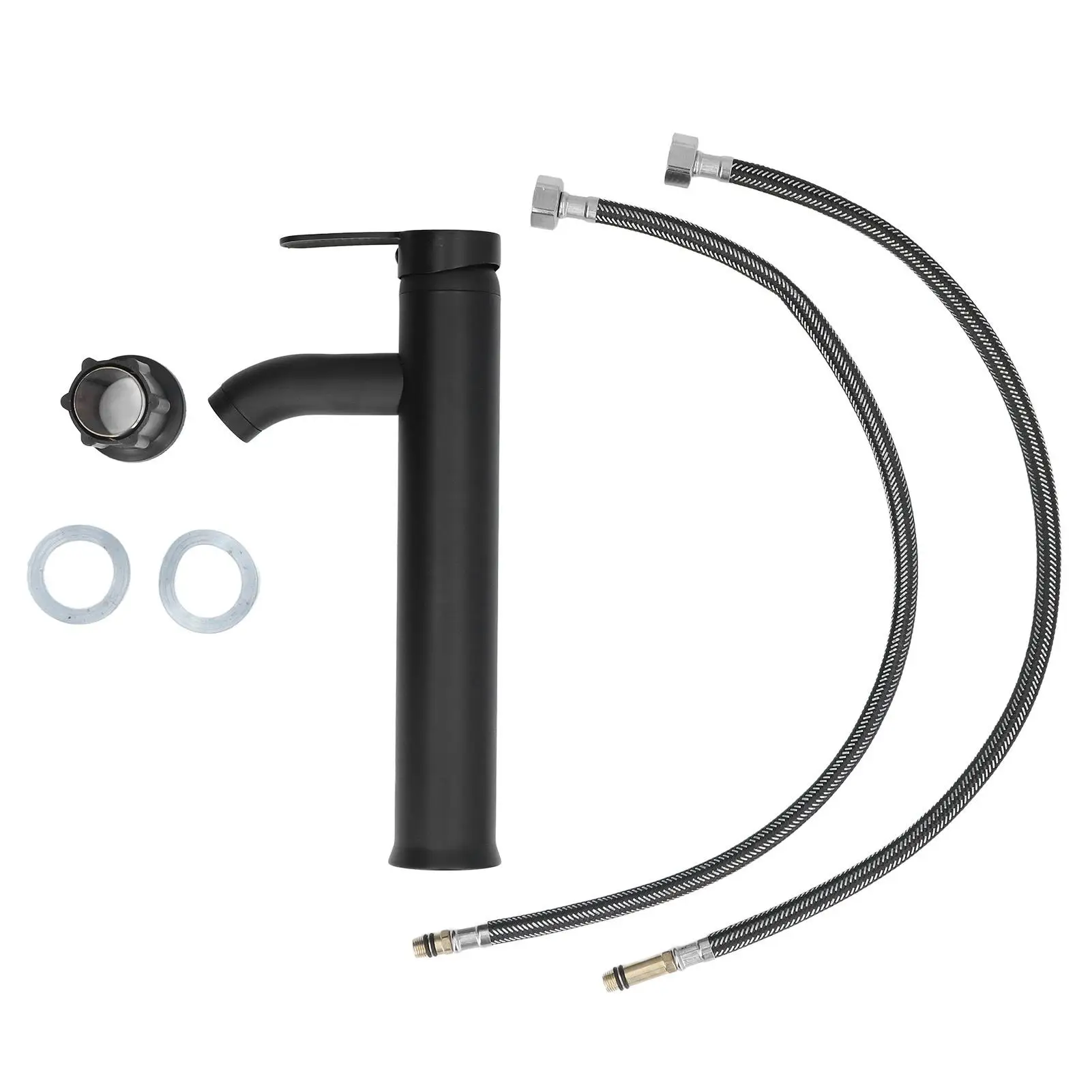 Классический черный смеситель для раковины, прочный, легкий контроль, дизайн для использования в ванной комнате, прочная конструкция, стильный современный светильник 
Классический черный смеситель для раковины, прочный, легкий контроль, дизайн для использования в ванной комнате, прочная конструкция, стильный современный светильник