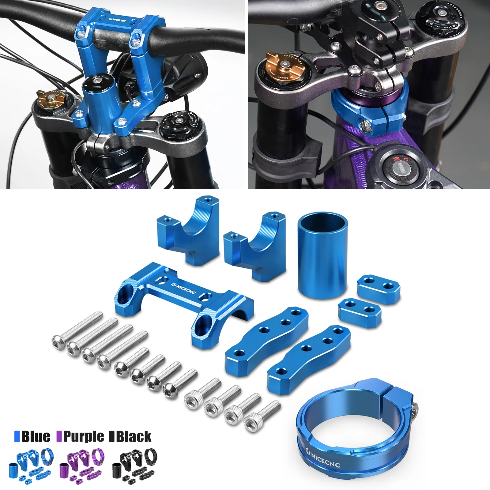 NICECNC For Sur-Ron Surron Light Bee X S L1E Segway X160 X260 Motocross Handlebar Bar Riser Mount Bracket Head Tube Frame Brace
NICECNC For Sur-Ron Surron Light Bee X S L1E Segway X160 X260 Motocross Handlebar Bar Riser Mount Bracket Head Tube Frame Brace