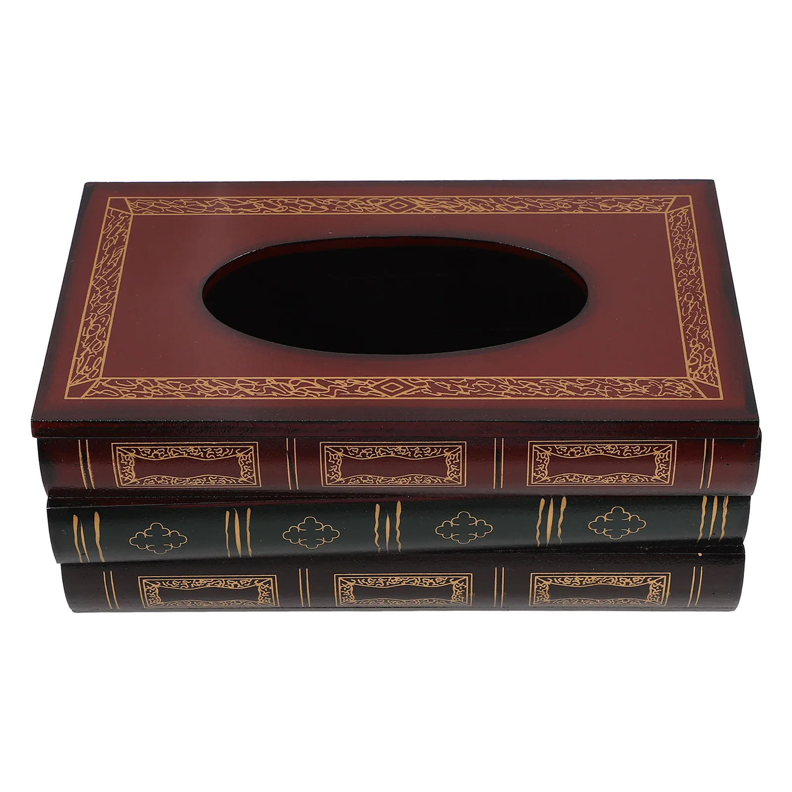 Book Style Tissue Box Holder Large Capacity Wood Paper Towel Storage Organizer Napkin Cover Rectangle Dispenser Home
Book Style Tissue Box Holder Large Capacity Wood Paper Towel Storage Organizer Napkin Cover Rectangle Dispenser Home