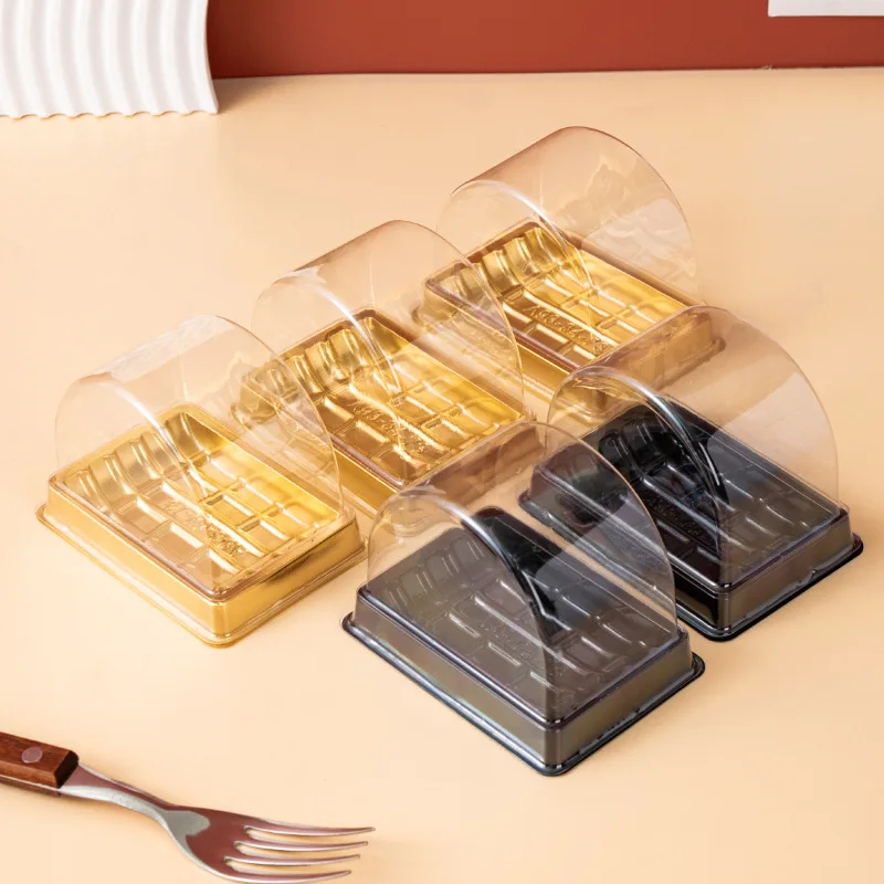 Swiss Roll Packaging Box Roll Tiger Skin Transparent Semi-circular Disposable Baking Pastry Plastic Cake Boxes Party Supplies
Swiss Roll Packaging Box Roll Tiger Skin Transparent Semi-circular Disposable Baking Pastry Plastic Cake Boxes Party Supplies