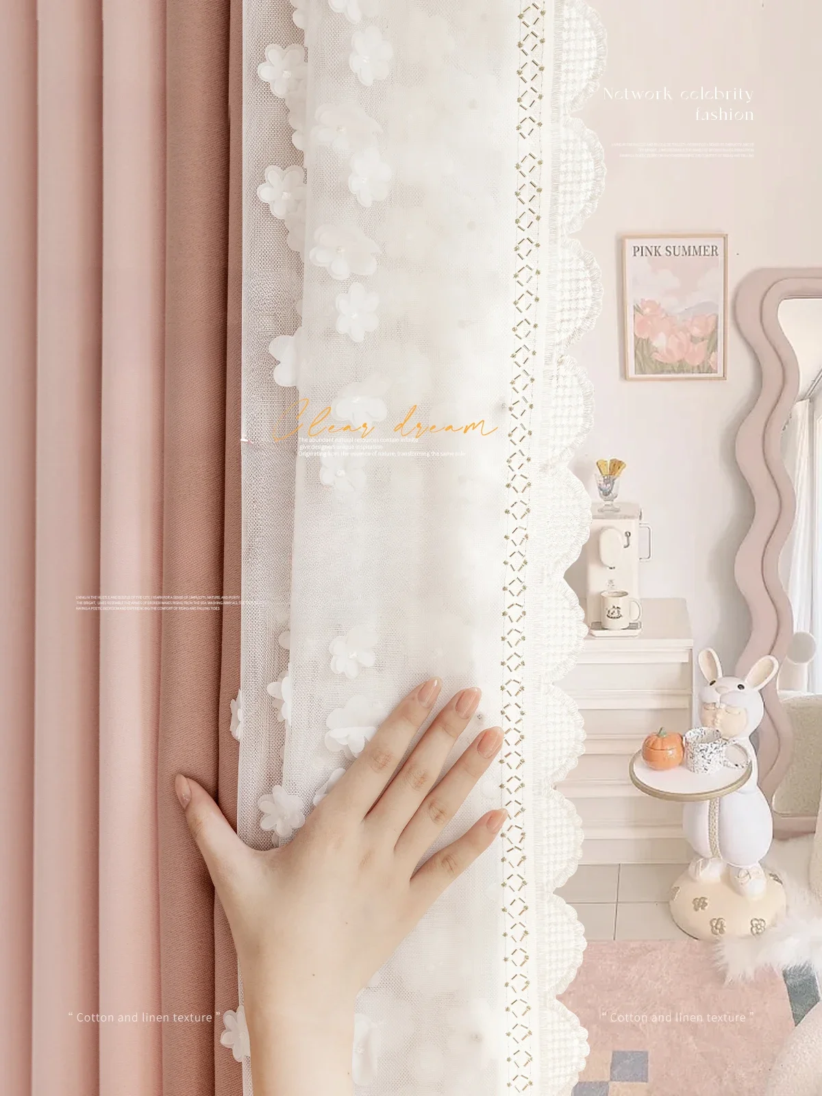 Pink European Curtains for Living Room Girls Bedroom Blackout New Princess Style Girl Room Warm Children's Room Korean Style
Pink European Curtains for Living Room Girls Bedroom Blackout New Princess Style Girl Room Warm Children's Room Korean Style