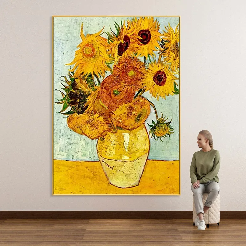 Handmade Painting Sunflower Living Room Background Wall Decorative Restaurant Bedroom Hallway Hanging
Handmade Painting Sunflower Living Room Background Wall Decorative Restaurant Bedroom Hallway Hanging