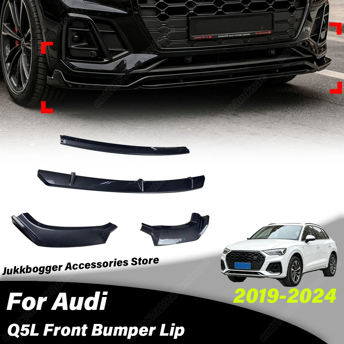 For Audi Q5L 2018 2019 2020 2021 2022 2023 2024 Automobile Front Bumper Lower Lip Protective Cover Decoration Accessories Kit
For Audi Q5L 2018 2019 2020 2021 2022 2023 2024 Automobile Front Bumper Lower Lip Protective Cover Decoration Accessories Kit