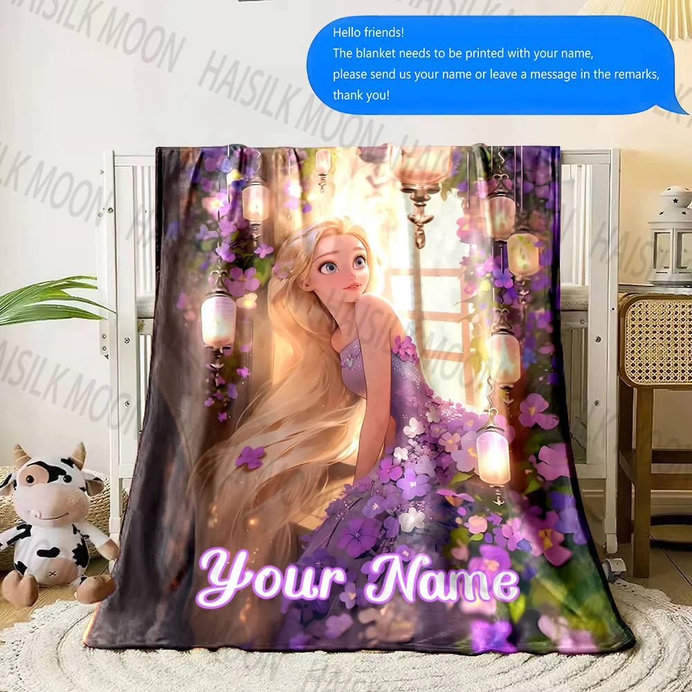 Custom Name Blanket Disney Rapunzel Princess Print, for Sofa, Bed Travel, Camping, Living Room, Office, Chair and Bed Soft Warm
Custom Name Blanket Disney Rapunzel Princess Print, for Sofa, Bed Travel, Camping, Living Room, Office, Chair and Bed Soft Warm