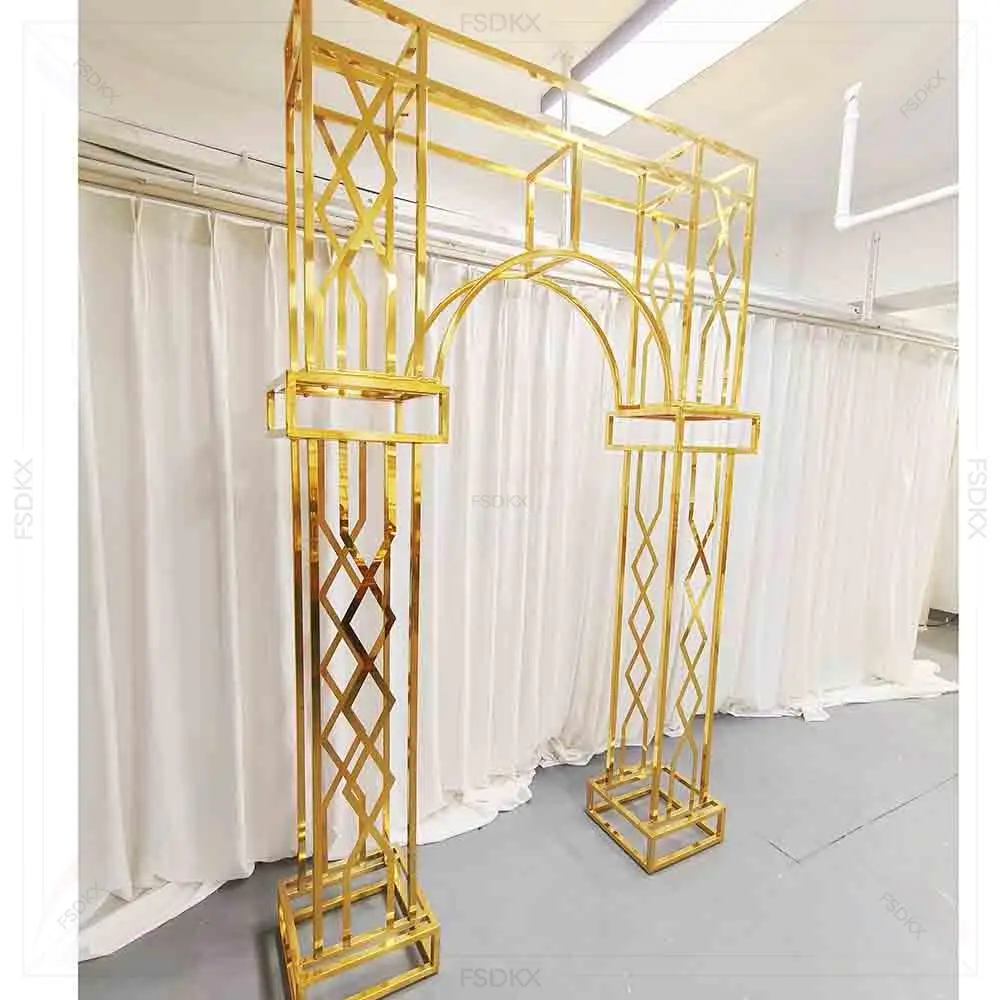 Luxury European Mirror Stainless Steel Carved Wedding Backdrop Panels Gold Wedding Stand Backdrop Arch for Stage
Luxury European Mirror Stainless Steel Carved Wedding Backdrop Panels Gold Wedding Stand Backdrop Arch for Stage