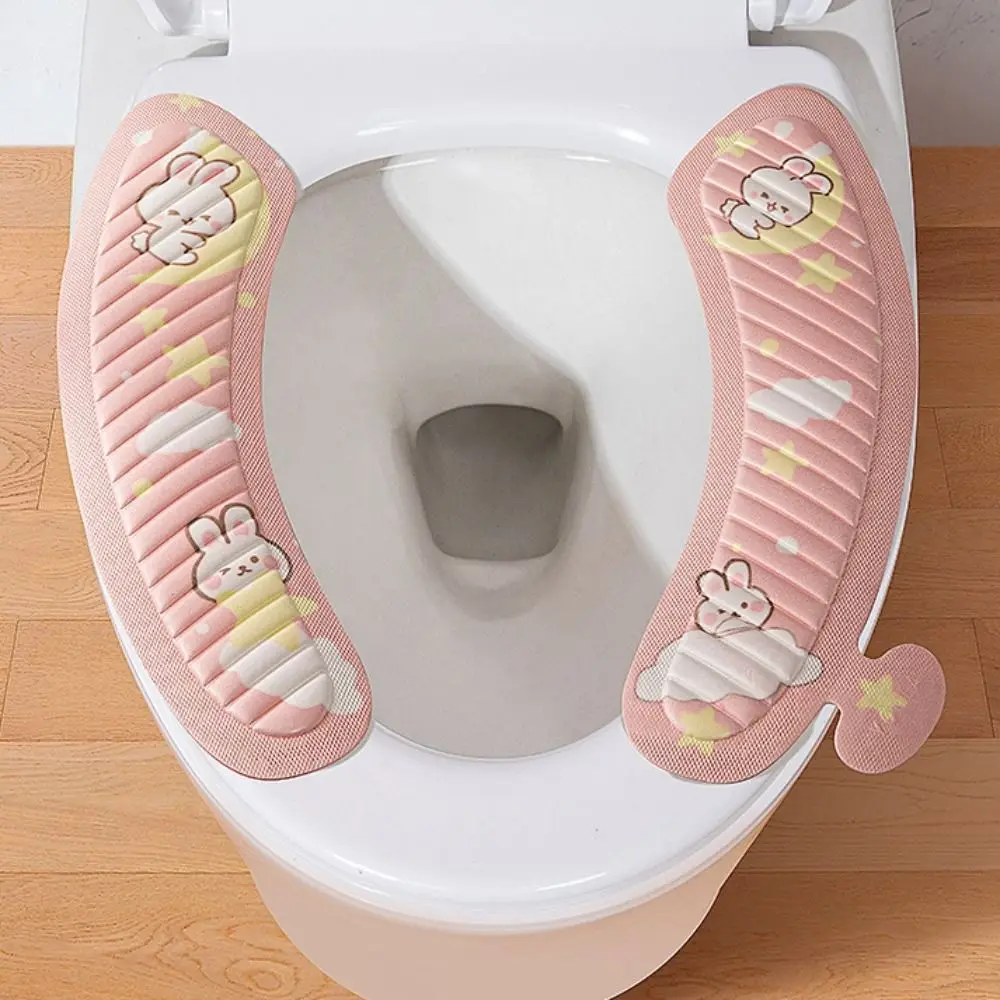 Waterpoof Toilet Seat Cover Cartoon Cute Closestool Mat Soft Washable Toilet Sticky Seat Pad Home 
Waterpoof Toilet Seat Cover Cartoon Cute Closestool Mat Soft Washable Toilet Sticky Seat Pad Home