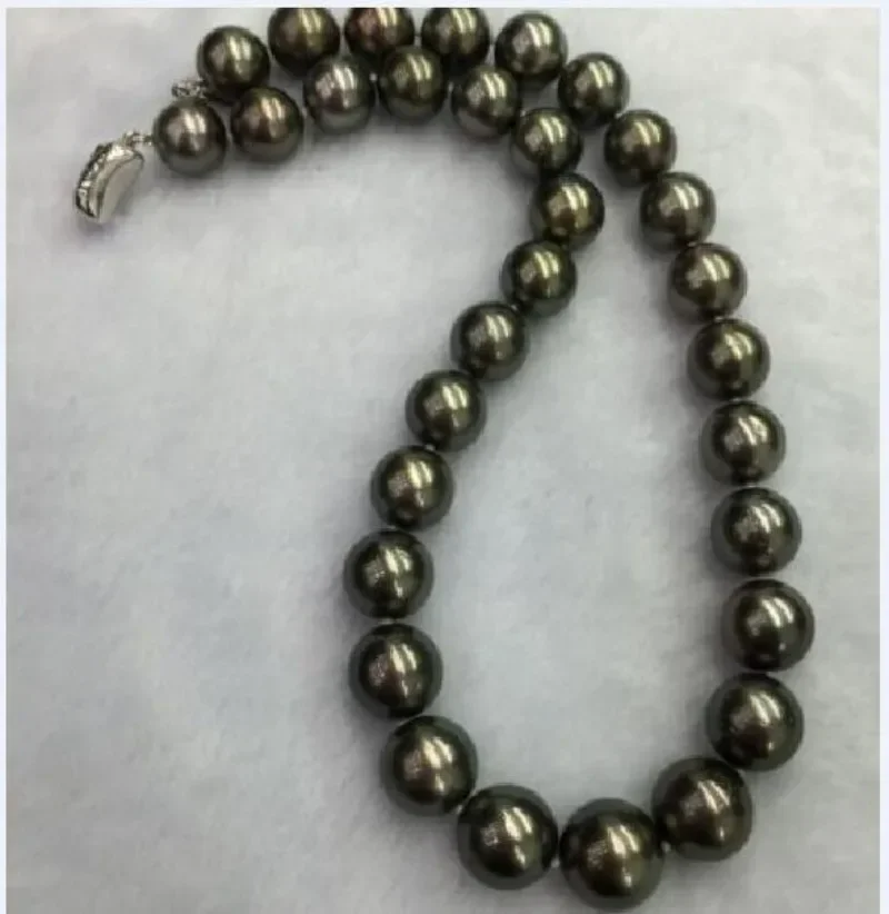 Suberb Natural 17"12-14mm Genuine Black Round Pearl Necklace Women Jewelry Wedding Party Gift 925 Sterling Silver
Suberb Natural 17"12-14mm Genuine Black Round Pearl Necklace Women Jewelry Wedding Party Gift 925 Sterling Silver