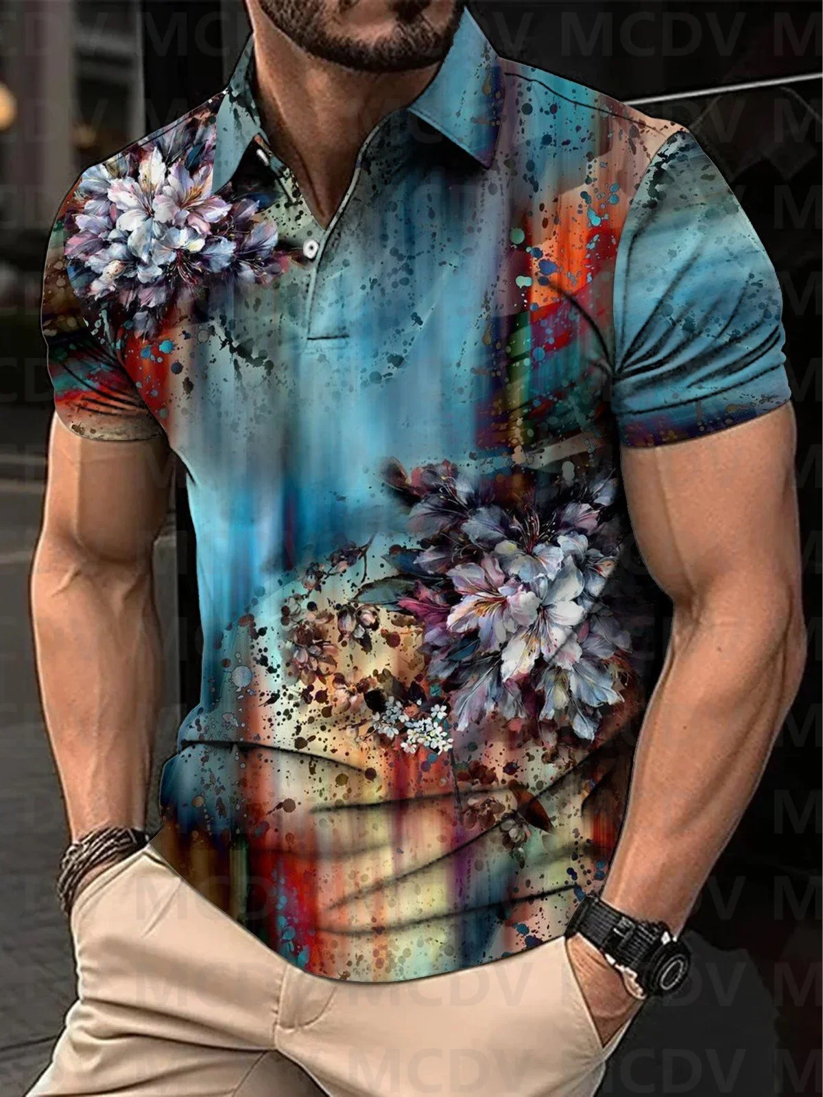 Men's Plant Mural Design Hawaii Short-Sleeved Polo Shirt Man Clothing Polo shirt for men
Men's Plant Mural Design Hawaii Short-Sleeved Polo Shirt Man Clothing Polo shirt for men
