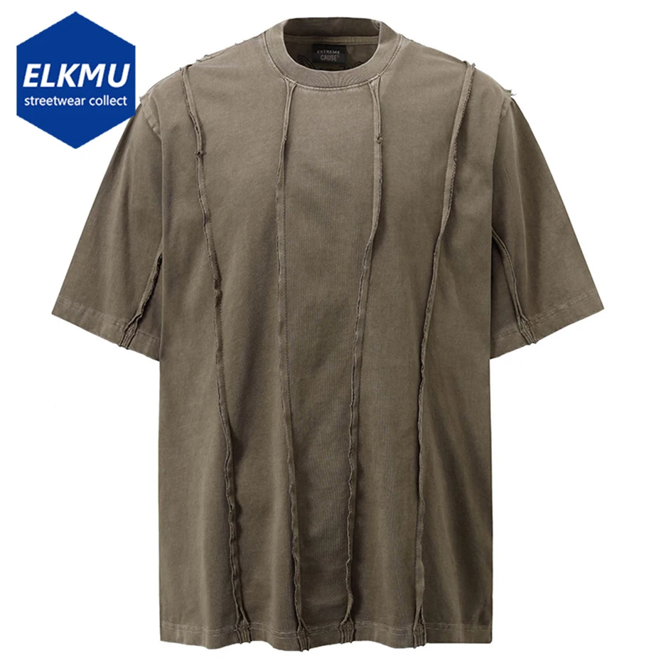 Hi Street Men T Shirts Striped Patchwork Vintage Tee Tops Streetwear Harajuku Oversized Hip Hop T-shirt Loose Casual Tshirt
Hi Street Men T Shirts Striped Patchwork Vintage Tee Tops Streetwear Harajuku Oversized Hip Hop T-shirt Loose Casual Tshirt