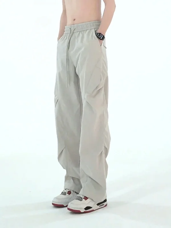 Мужские летние тонкие дышащие брюки из ледяного шелка, быстросохнущие, в американском стиле, широкие, повседневные, в стиле парашютиста
Мужские летние тонкие дышащие брюки из ледяного шелка, быстросохнущие, в американском стиле, широкие, повседневные, в стиле парашютиста