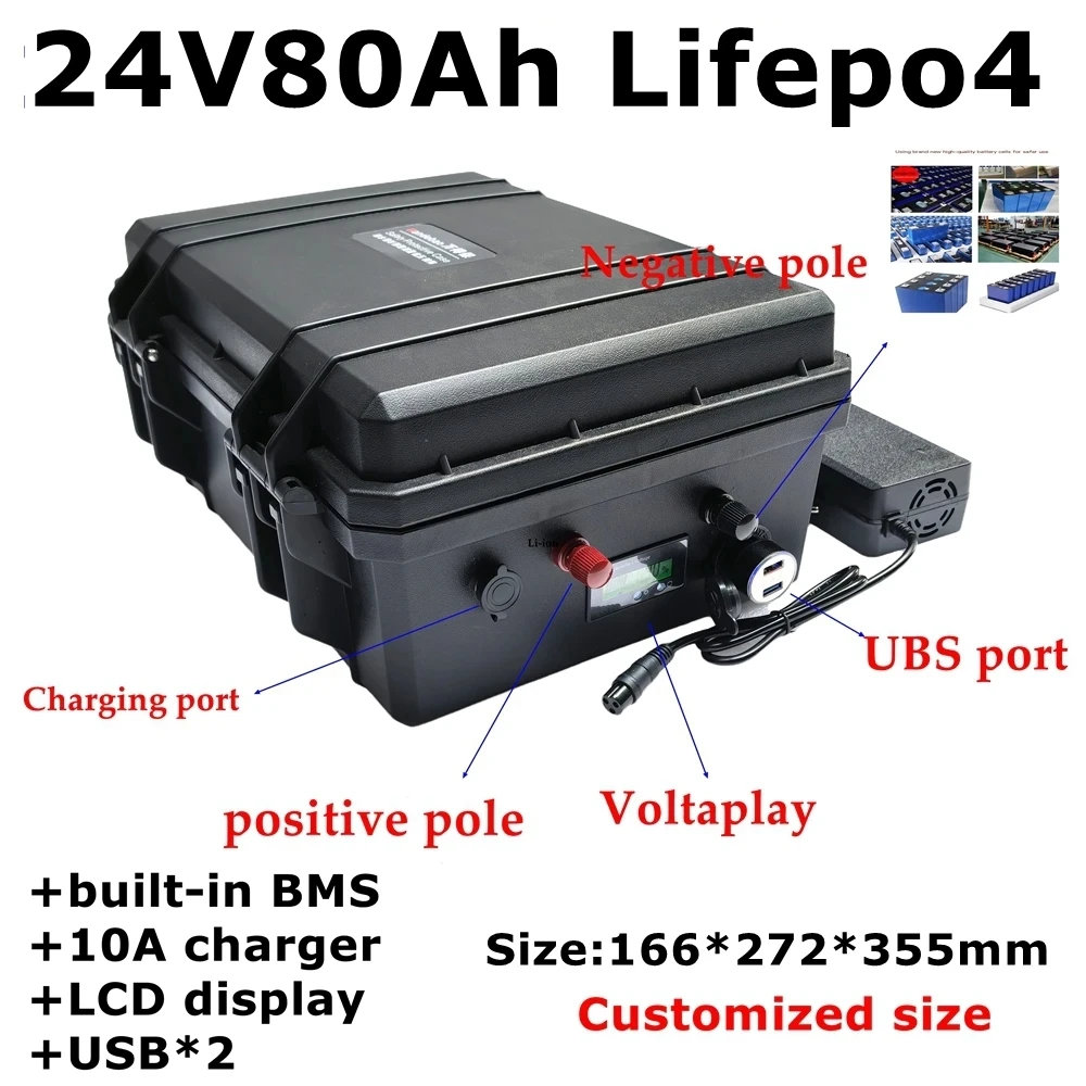 CZ-Батарея étanche Lifepo4 24В, 80Ач, BMS, для подводного монтажа 2400Вт, легкоатюрная, для электромобилей, трехколесный велосипед, AGV, UPS, + зарядное устройство
CZ-Батарея étanche Lifepo4 24В, 80Ач, BMS, для подводного монтажа 2400Вт, легкоатюрная, для электромобилей, трехколесный велосипед, AGV, UPS, + зарядное устройство