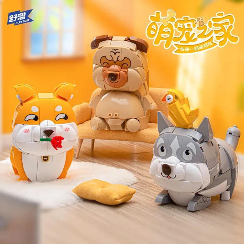 Kawaii Animal Dog Mirco Building Blocks Pen Holder Husky Bulldog DIY Pets Model Schnauzer Figure Toys For Kids Gift
Kawaii Animal Dog Mirco Building Blocks Pen Holder Husky Bulldog DIY Pets Model Schnauzer Figure Toys For Kids Gift