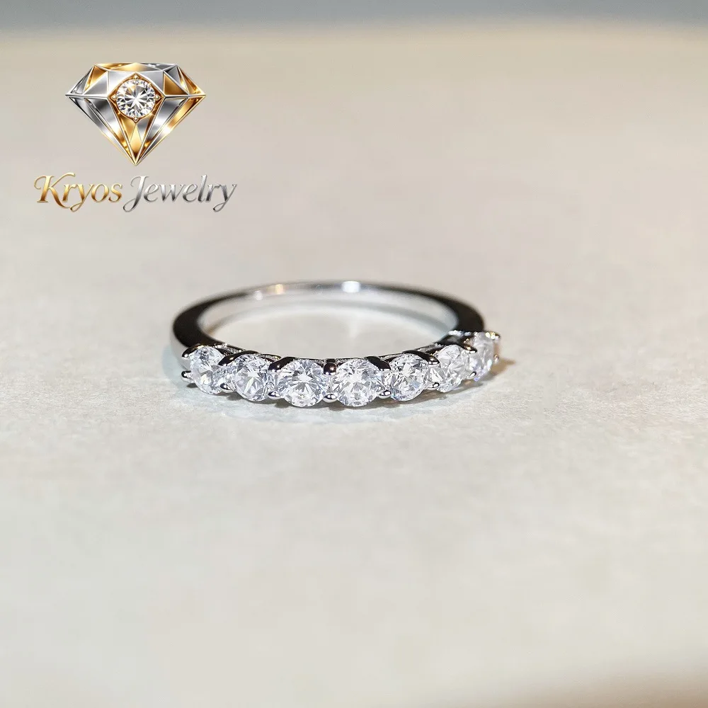 Kryos Jewelry Luxury 18K white gold solid platinum PT950 Women's 70-point D-color diamond ring
Kryos Jewelry Luxury 18K white gold solid platinum PT950 Women's 70-point D-color diamond ring