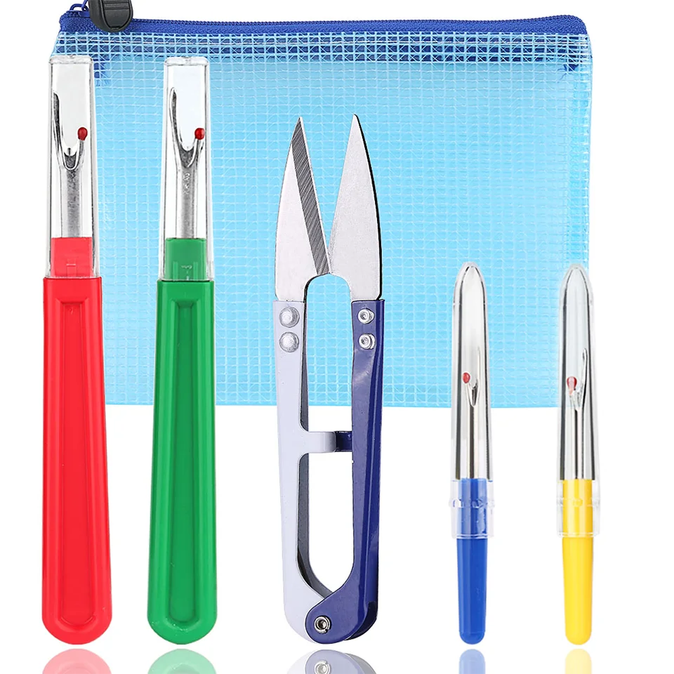 Seam Ripper Big and Small Stitching Thread Unpicker with Trimming Scissor Stitching Thread Unpicker for Sewing Needlework Craft
Seam Ripper Big and Small Stitching Thread Unpicker with Trimming Scissor Stitching Thread Unpicker for Sewing Needlework Craft