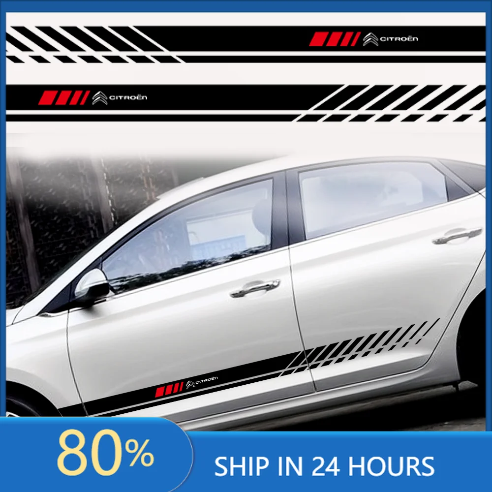 Car Stickers Car Door Side Skirt Stripe Stickers Racing Sport Vinyl Decals Decoration For Citroen C3 C4 C5 C8 C4L Auto Exterior
Car Stickers Car Door Side Skirt Stripe Stickers Racing Sport Vinyl Decals Decoration For Citroen C3 C4 C5 C8 C4L Auto Exterior