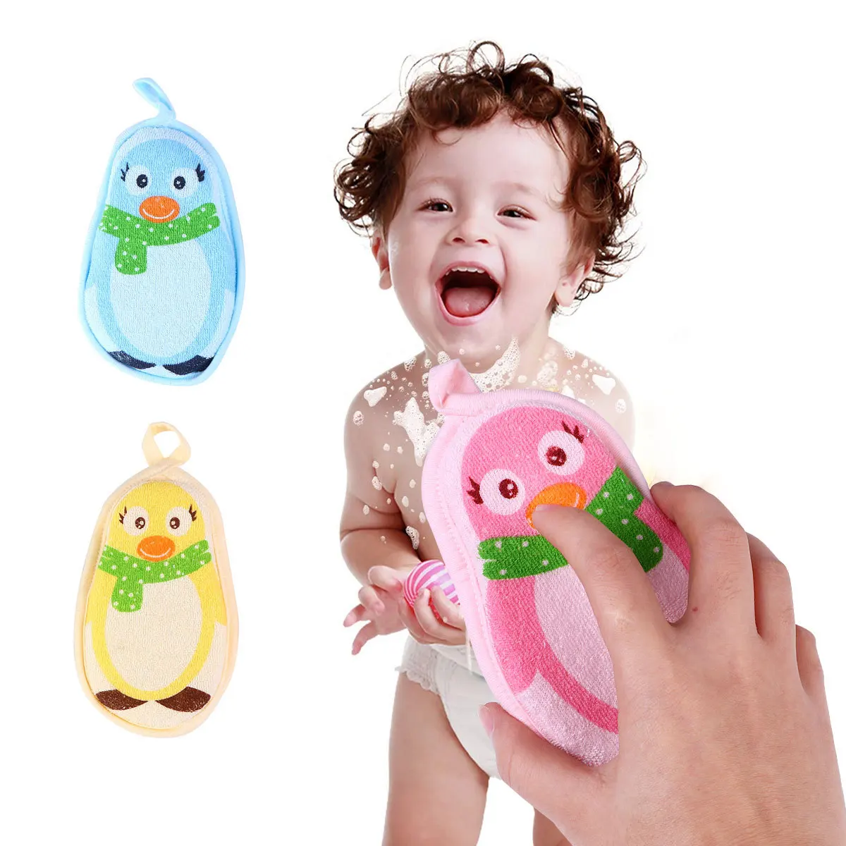3Pcs Baby Bath Sponges Cartoon Design Soft Comfortable Safe for Delicate Skin Hanging Small Exquisite Kids Bathing Balls Shower
3Pcs Baby Bath Sponges Cartoon Design Soft Comfortable Safe for Delicate Skin Hanging Small Exquisite Kids Bathing Balls Shower
