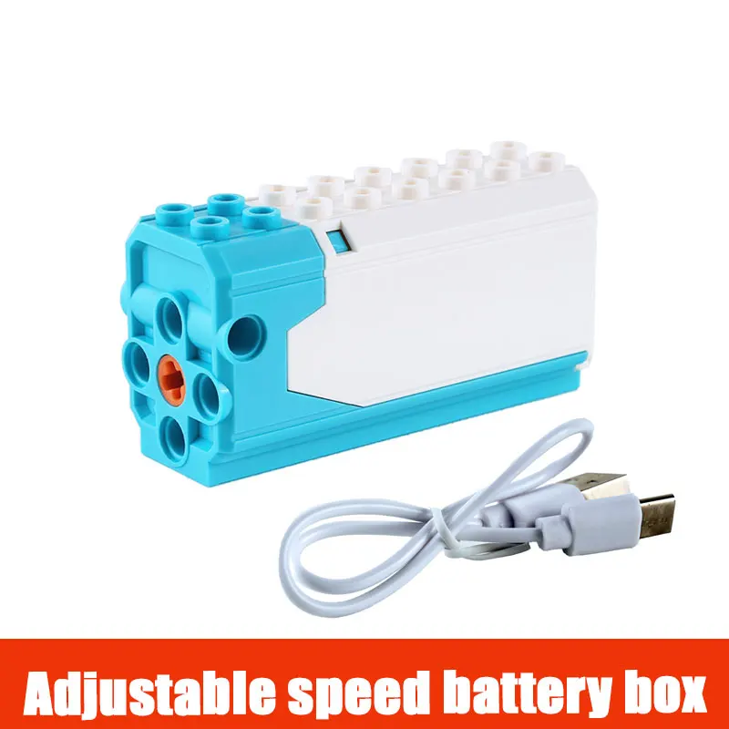 Rechargeable Technical Motor For Building Blocks MOC Technology Modified Power Integrated Speed Adjustable Motor Toys Xmas Gift
Rechargeable Technical Motor For Building Blocks MOC Technology Modified Power Integrated Speed Adjustable Motor Toys Xmas Gift
