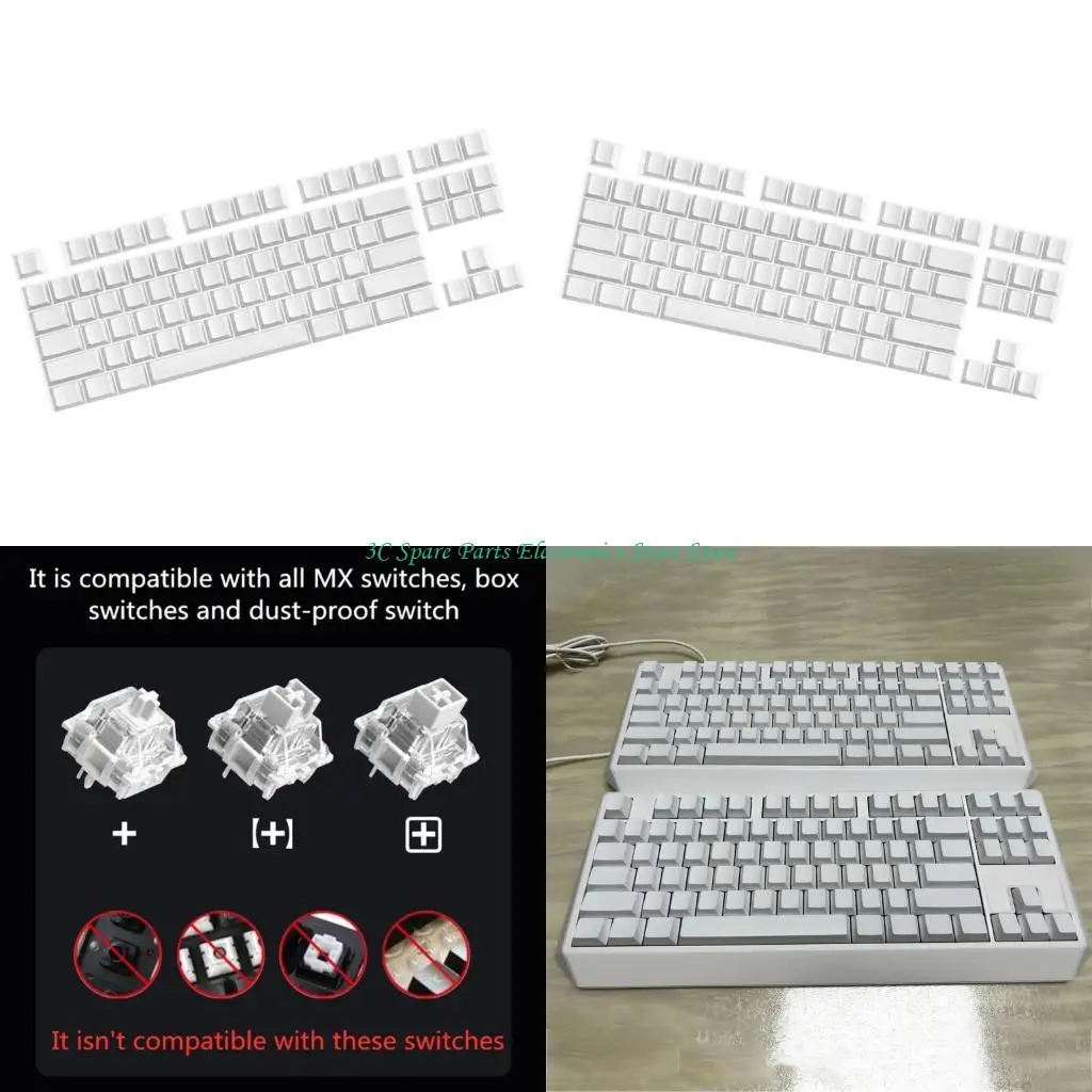 SZ 87Key Пустые колпачки из ПБТ, оригинальный профиль, белые колпачки без букв для переключателей MX
SZ 87Key Пустые колпачки из ПБТ, оригинальный профиль, белые колпачки без букв для переключателей MX