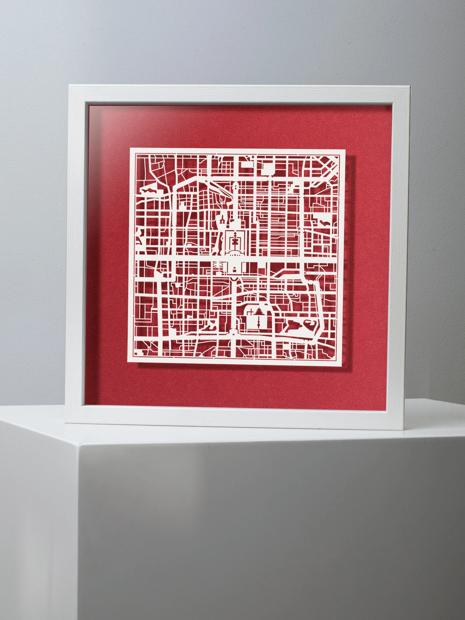 Creative Tianjin Paper Sculpture Map Frame Original Design Studio Modern Decorative Gift Metal Frame Living Room Artwork
Creative Tianjin Paper Sculpture Map Frame Original Design Studio Modern Decorative Gift Metal Frame Living Room Artwork