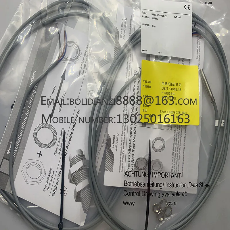 The brand-new original sensor NBB0.8-5GM25-E2/E0/E1 One year warranty in stock 
The brand-new original sensor NBB0.8-5GM25-E2/E0/E1 One year warranty in stock