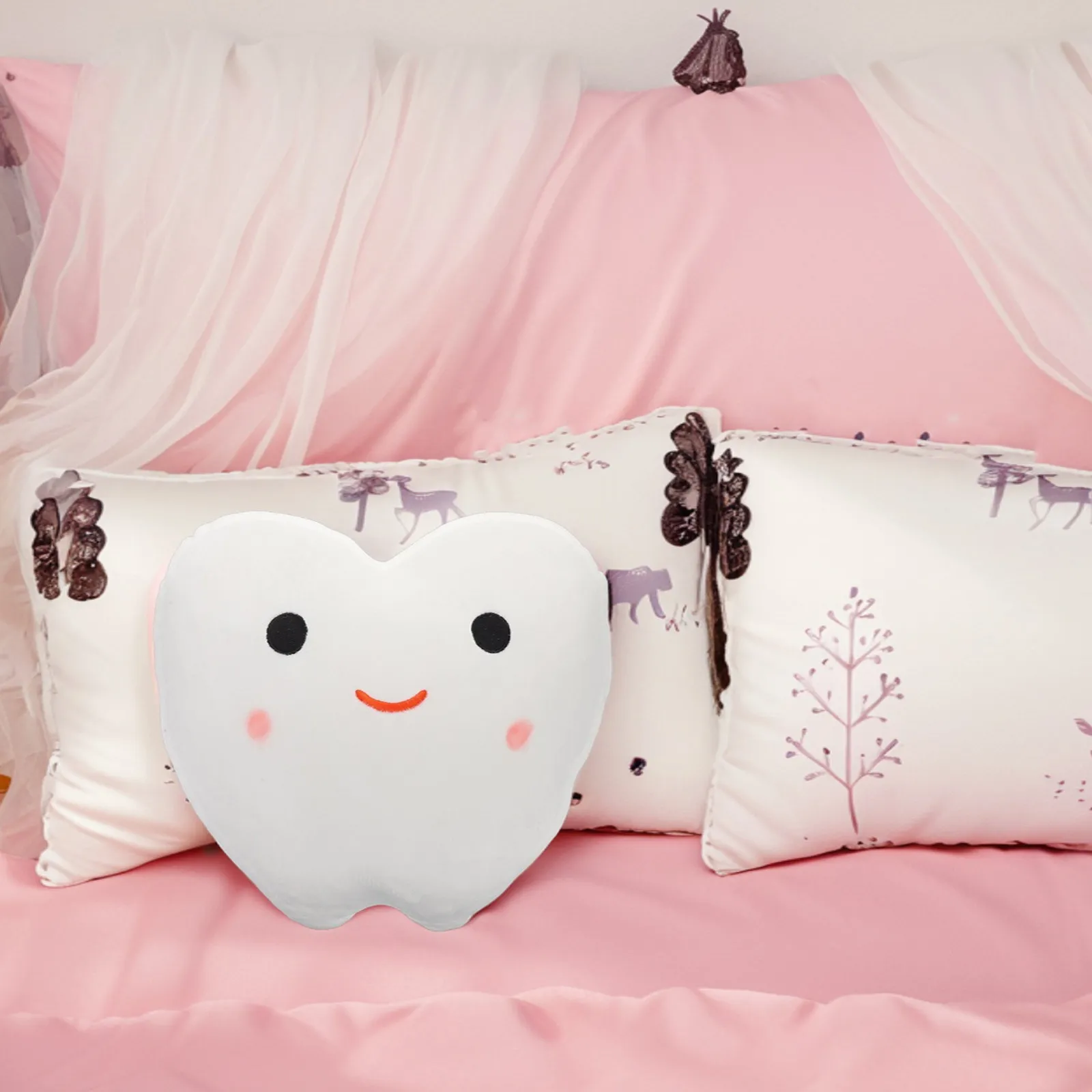 Tooth Pillow Soft Stuffed Cuddle Cushion Office Backrest Leg Rest Lumbar Support Bedroom Decorative Throw Cute Dental Reminder
Tooth Pillow Soft Stuffed Cuddle Cushion Office Backrest Leg Rest Lumbar Support Bedroom Decorative Throw Cute Dental Reminder