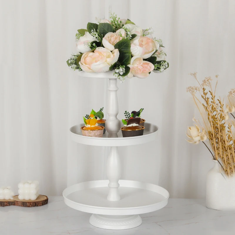 PEANDIM White Metal Cake Table Stand Wedding Multifunction Dessert Dim Cocktail Decor Party Event Home Flower Vase Props Display
PEANDIM White Metal Cake Table Stand Wedding Multifunction Dessert Dim Cocktail Decor Party Event Home Flower Vase Props Display