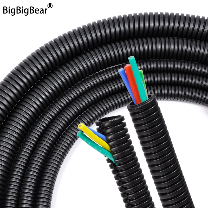1~10m PP Insulated Corrugated Tube AD7.5mm ~ 34.5mm Line Pipe Harness Motor Electrical Wire Threading Plastic Protection Sleeve 
1~10m PP Insulated Corrugated Tube AD7.5mm ~ 34.5mm Line Pipe Harness Motor Electrical Wire Threading Plastic Protection Sleeve