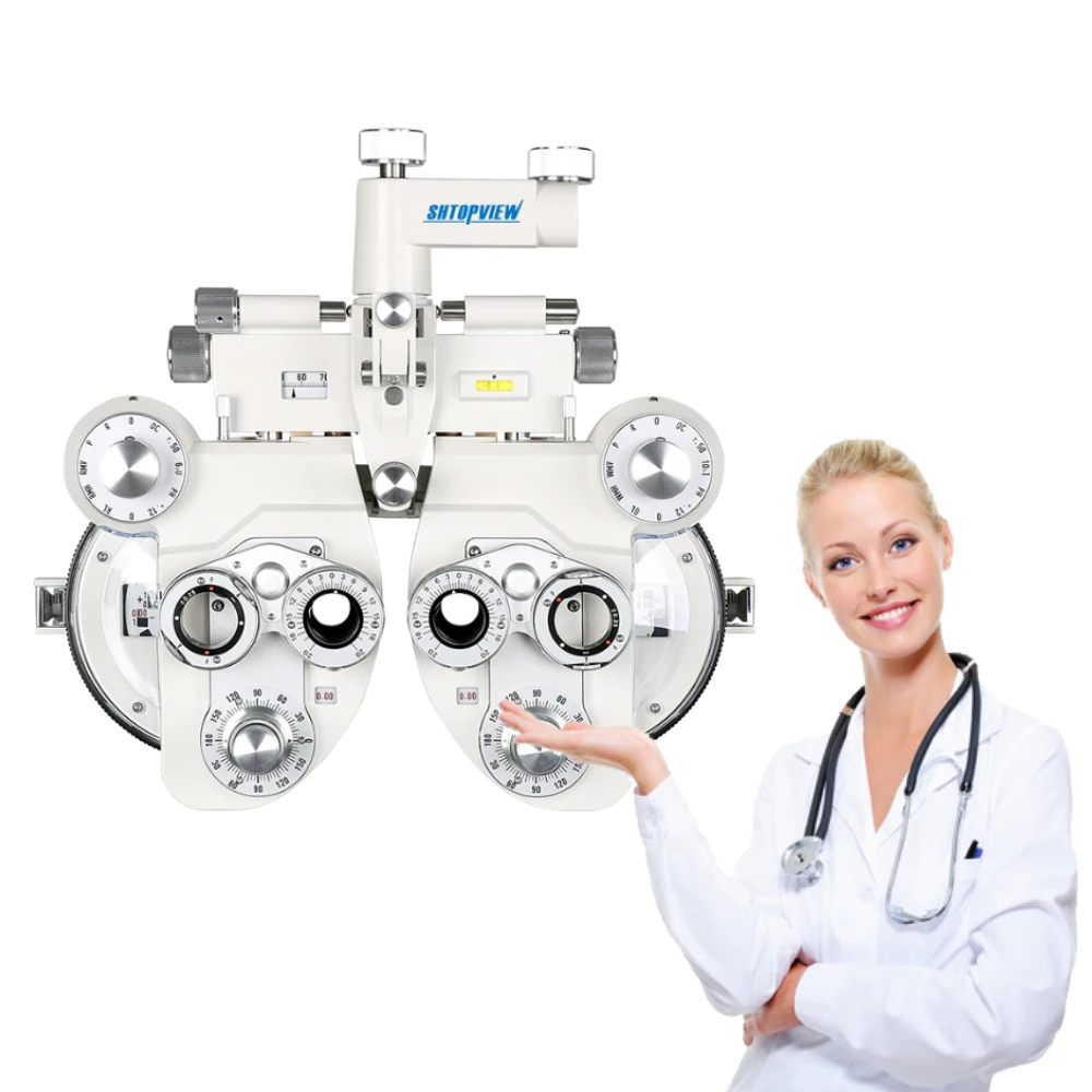 High Level Professional Eye Examination Equipment Manual Viewer Tester VT-5B Manual Phoropter for Sale
High Level Professional Eye Examination Equipment Manual Viewer Tester VT-5B Manual Phoropter for Sale
