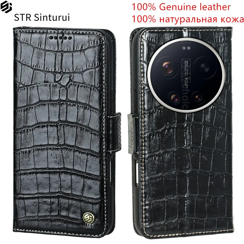 STR Genuine leather crocodile grain card Slot Wallet Cover For Xiaomi 15 17 Ultra 15T 15S Pro Max Flip shockproof phone Case
STR Genuine leather crocodile grain card Slot Wallet Cover For Xiaomi 15 17 Ultra 15T 15S Pro Max Flip shockproof phone Case
